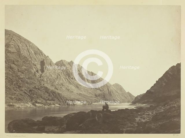 Iceberg Cañon, Colorado River, Looking Above, 1871. Creator: Tim O'Sullivan.