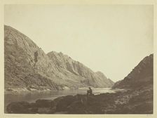 Iceberg Cañon, Colorado River, Looking Above, 1871. Creator: Tim O'Sullivan