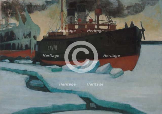 Icebreaker, 1900. Creator: Juho Rissanen.