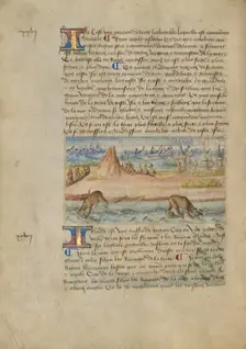 Iceland; Livre des merveilles du monde (Book of the Marvels of the World), about 1460-1465. Creator: Master of the Geneva Boccaccio