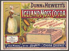 Iceland Moss Cocoa, 1890s