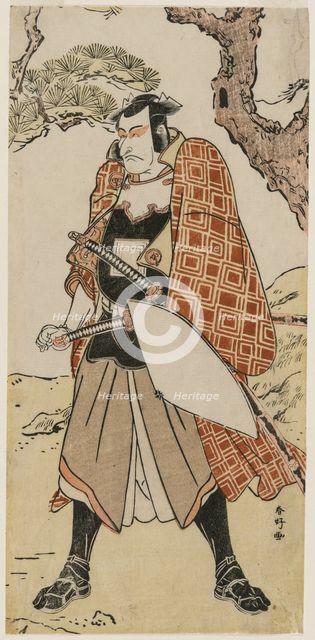Ichikawa Danjuro V as a Travelling Warrior, late 1780s. Creator: Katsukawa Shunko (Japanese, 1743-1812).