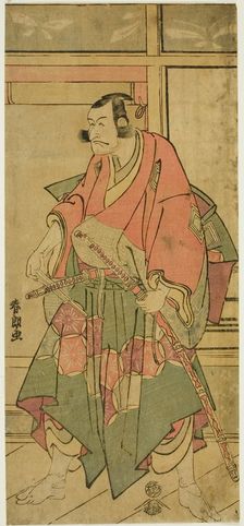 Ichikawa Danjuro VI, Japan, c. 1792/93. Creator: Hokusai
