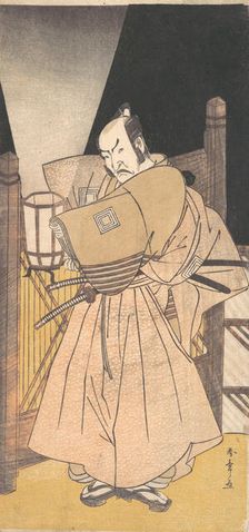 Ichikawa Danzo IV in the Role of a Samurai, ca. 1785. Creator: Shunsho