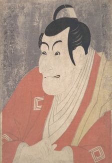 Ichikawa Ebizo IV as Takemura Sadanojo in the Play Koinyobo Somewake Tazuna, 1794., Creator: Tôshûsai Sharaku