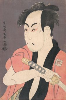 Ichikawa Omezo I in the Role of Yakko Ippei from the Play "Koinyobo somewake tazuna", 1794., 1794. Creator: Tôshûsai Sharaku