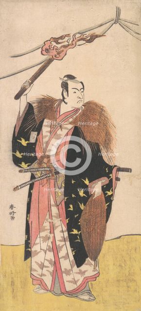 Ichikawa Monosuke II as Soga no Juro Sukenari (?), ca. 1785. Creator: Katsukawa Shunko.