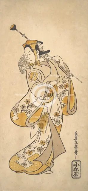 Ichikawa Monnosuke as a Sarumawashi or Monkey Showman, ca. 1720-25. Creator: Torii Kiyonobu I.