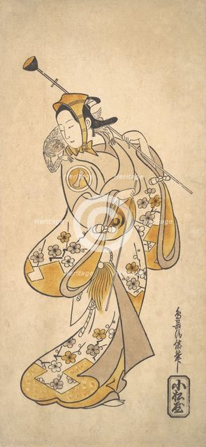 Ichikawa Monnosuke as a Sarumawashi or Monkey Showman, ca. 1720-25. Creator: Torii Kiyonobu I.