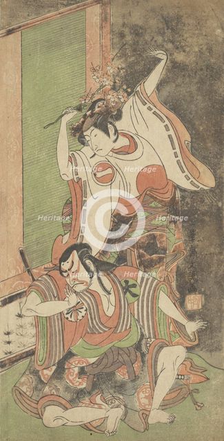 Ichikawa Monnosuke II as a Woman, ca. 1770. Creator: Ippitsusai Buncho.