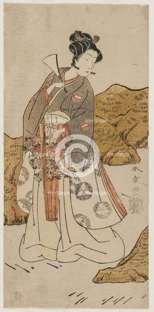 Ichikawa Monnosuke II as a Temple Page, early 1770s. Creator: Katsukawa Shunsho (Japanese, 1726-1792).