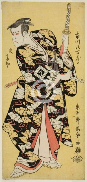 Ichikawa Yaozo III in the Role of Fuwa no Banzaemon Shigekatsu, 1794. Creator: Tôshûsai Sharaku.