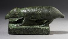 Ichneumon Mongoose Figurine, Probably Ptolemaic Period (323-30 BCE). Creator: Unknown