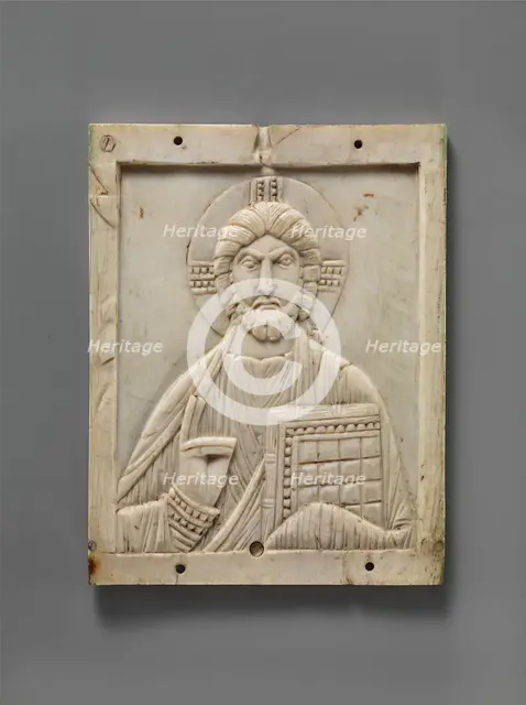 Icon with Christ Pantokrator, Byzantine, 11th-12th century. Creator: Unknown.