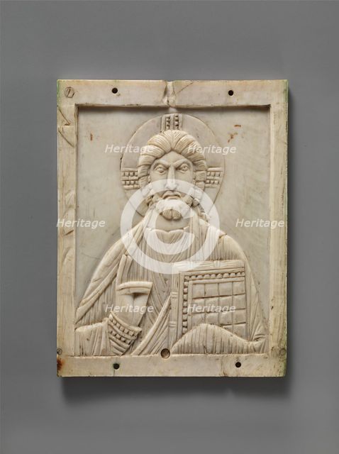 Icon with Christ Pantokrator, Byzantine, 11th-12th century. Creator: Unknown.
