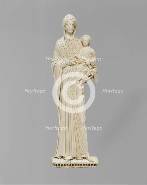 Icon with the Virgin and Child, Byzantine, mid-10th-mid-11th century. Creator: Unknown.