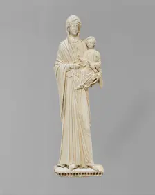 Icon with the Virgin and Child, Byzantine, mid-10th-mid-11th century. Creator: Unknown