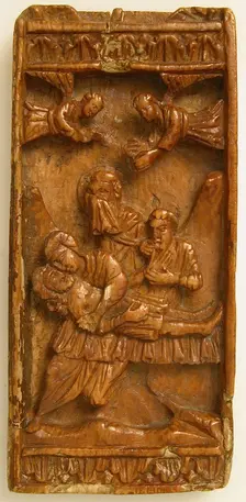 Icon of the Lamentation, Byzantine, 12th-13th century. Creator: Unknown