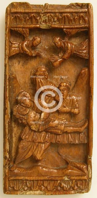 Icon of the Lamentation, Byzantine, 12th-13th century. Creator: Unknown.