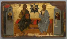 Icon of the New Testament Trinity, c. 1450. Creator: Unknown