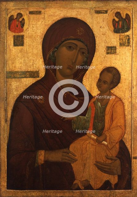 Icon of the Virgin Hodegetria, 1520s.