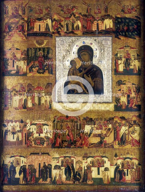 Icon of Mary the Mother of God, Russian, 17th century. Artist: Unknown