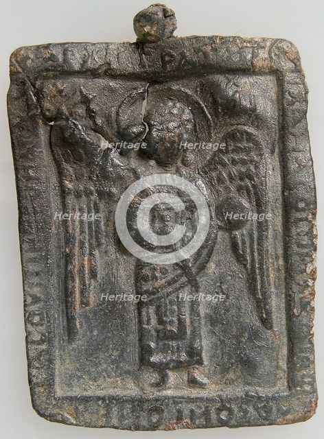Icon Pendant with the Archangel Michael, Byzantine, ca. 1300 or later. Creator: Unknown.
