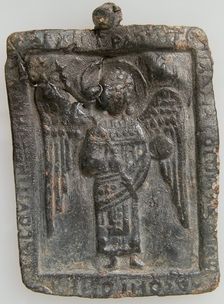 Icon Pendant with the Archangel Michael, Byzantine, ca. 1300 or later. Creator: Unknown