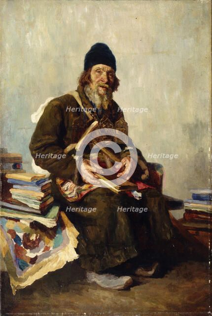 Icons seller, 1889. Artist: Tvorozhnikov, Ivan Ivanovich (1848-1919)