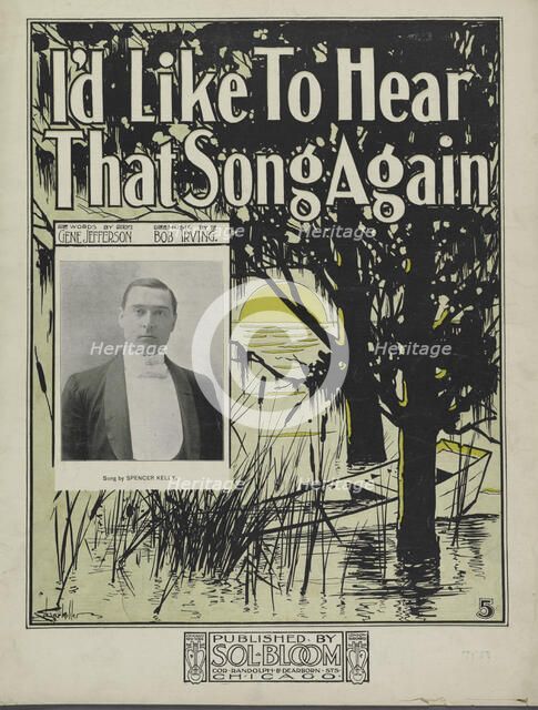 'I'd like to hear that song again', 1899. Creator: Unknown.