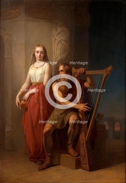 Idun and Bragi, 1846. Artist: Blommér, Nils Jakob (1816-1853)
