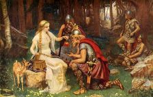 Idun and the Apples 1912. Creator: James Doyle Penrose