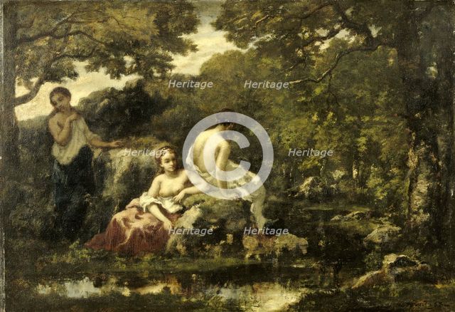 Idyll, 1853. Creator: Narcisse Virgile Diaz de la Pena.