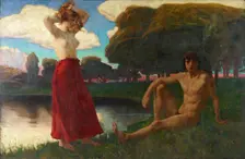 Idyll, 1894-1895. Creator: Hofmann, Ludwig, von (1861-1945)