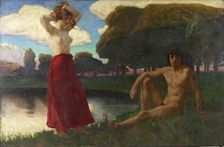 Idyll, 1894-1895. Creator: Hofmann, Ludwig, von (1861-1945)