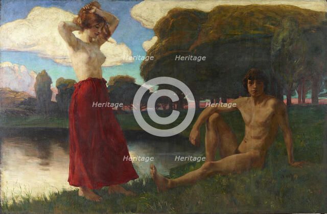 Idyll, 1894-1895. Creator: Hofmann, Ludwig, von (1861-1945).