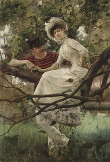 Idyll, probably 1880-1882. Creator: Carl Larsson