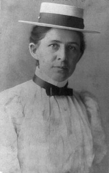 Ida Minerva Tarbell, 1857-1944, between c1890 and c1910. Creator: Frances Benjamin Johnston