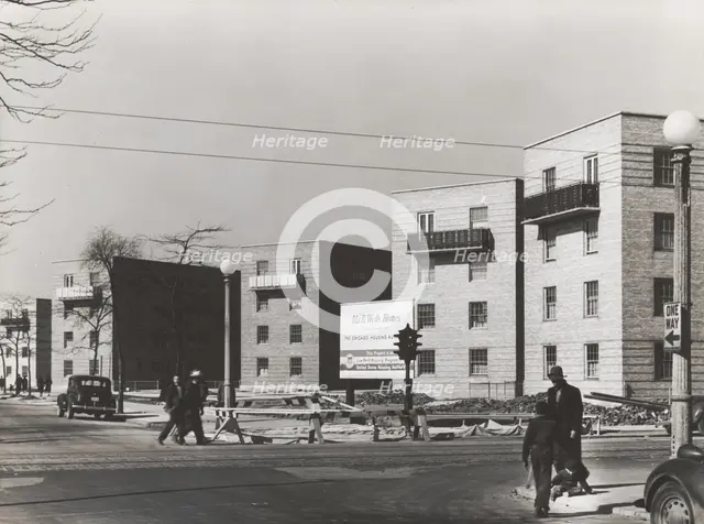 Ida B. Wells Housing Project for Negroes, Chicago, Illinois, April 1941. Creators: Farm Security Administration, Russell Lee.