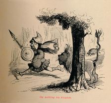 Ida quitting his Kingdom c1860, (c1860). Artist: John Leech