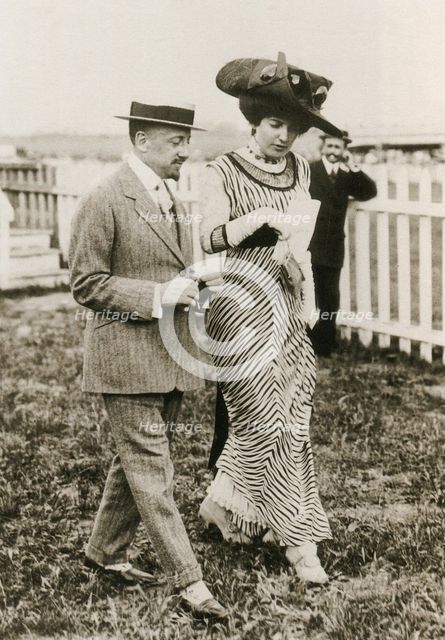 Ida Rubinstein and Gabriele D’Annunzio, c. 1911.