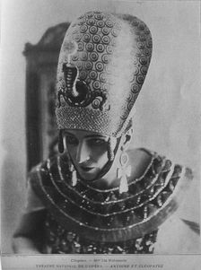 Ida Rubinstein as Cleopatra in the ballet Antoine et Cléopâtre by Florent Schmitt, c. 1920