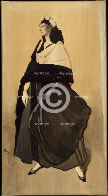 Ida Rubinstein, c. 1910. Artist: Bakst, Léon (1866-1924)