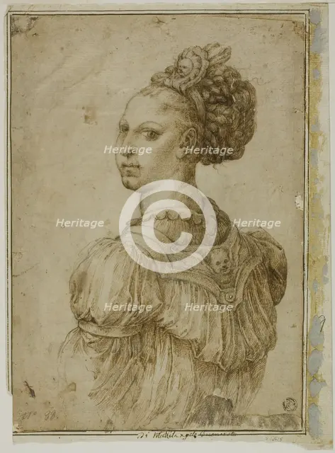 Ideal Bust of a Woman, n.d. Creator: Bartolomeo Passarotti.