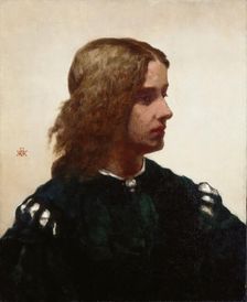 Ideal Head, about 1865. Creator: William Morris Hunt