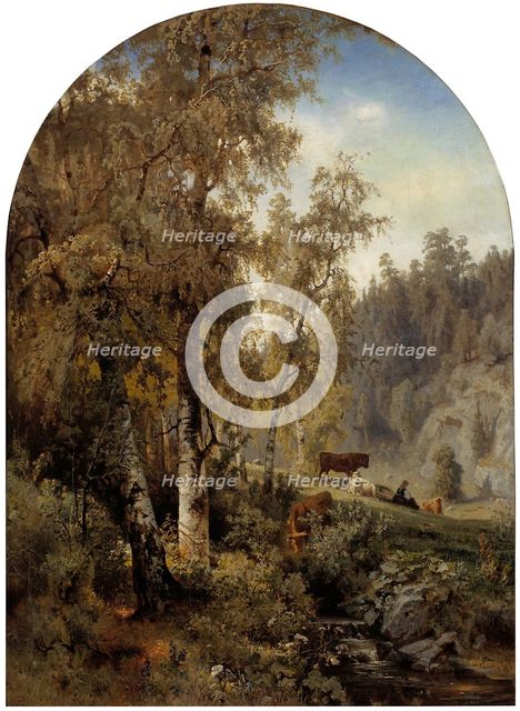 Ideal Landscape, 1860. Creator: Werner Holmberg.