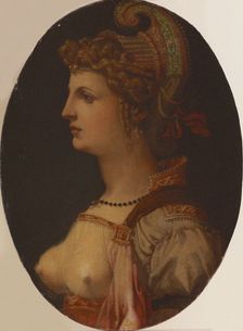 Ideal Portrait of a Lady (Portrait of Vittoria Colonna). Creator: Bacchiacca, Francesco (1494-1557)