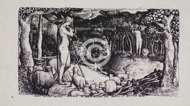 Ideal Pastoral Life, n.d. Creator: Edward Calvert.