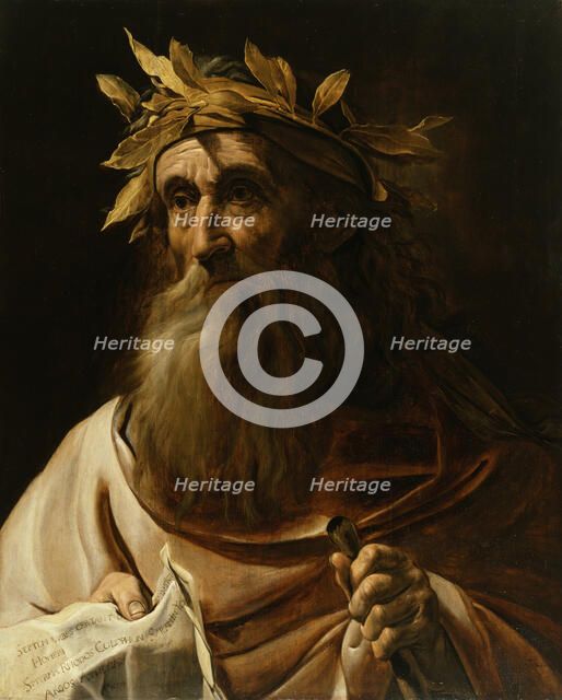 Idealized Portrait of the Poet Homer, 1639. Creator: Unknown.