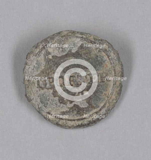 Identification button used by Thomas Porter II, ca. 1820. Creator: I. Nutting & Son.